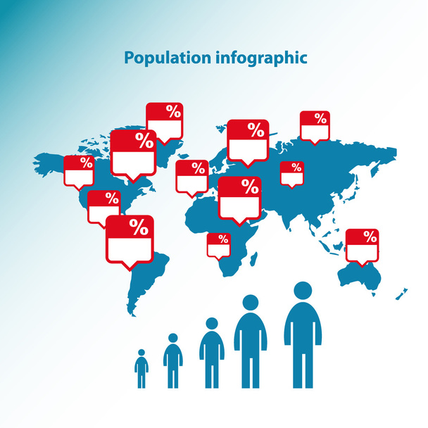 World infographic illutration - Vector, Image