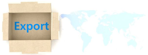 Import Export Concept - 3D - Photo, Image