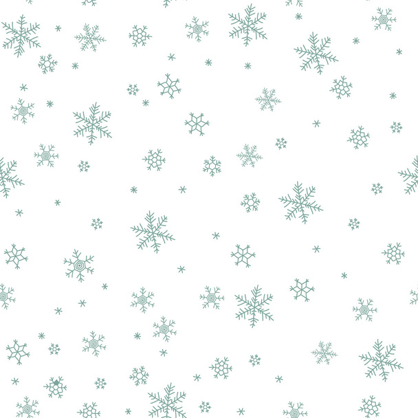 Snowflake vector pattern. - Vector, Image