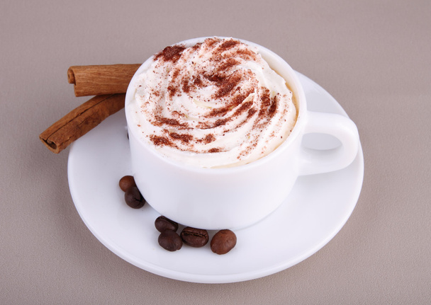 Cup of coffee and cream - Φωτογραφία, εικόνα