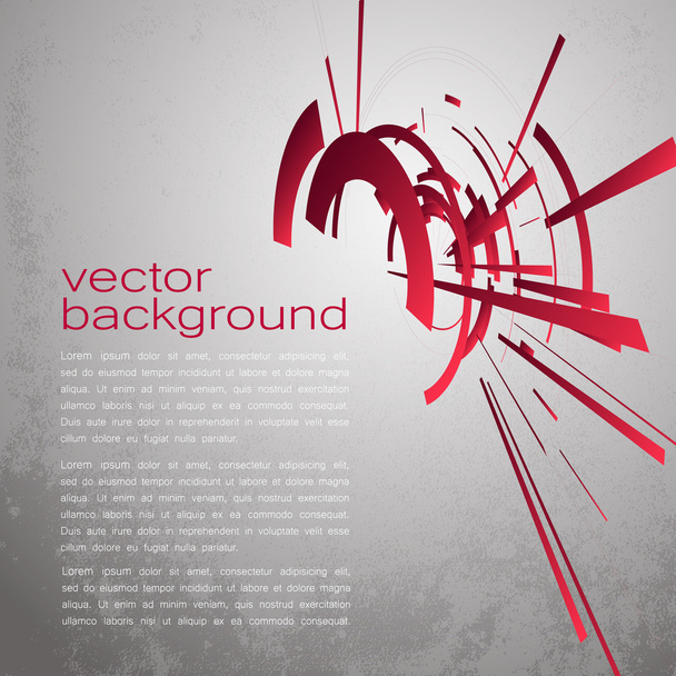 Techno Geometric Vector Circle Modern Science Abstract Background - ベクター画像