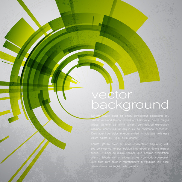 Techno Geometric Vector Circle Modern Science Abstract Background - Wektor, obraz
