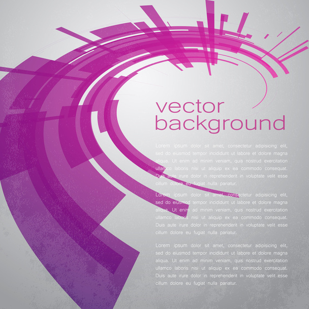 Techno vektor křivky pásky abstraktní pozadí - Vektor, obrázek