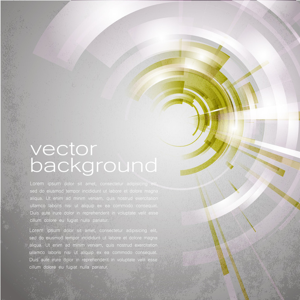 Techno Geometric Vector Circle Modern Science Abstract Background - Вектор,изображение
