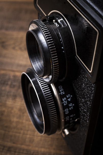 câmera velha lente close-up
 - Foto, Imagem