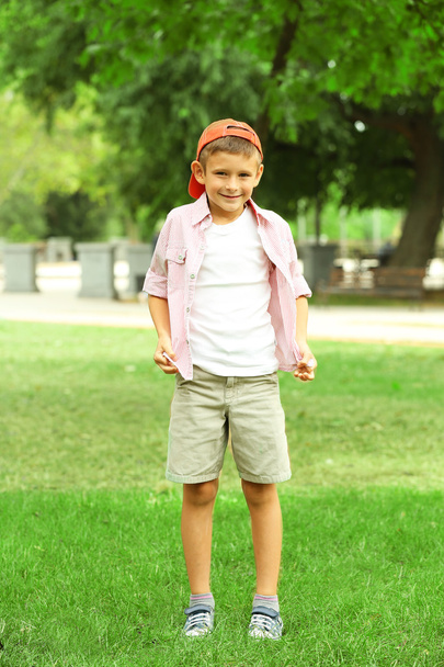 Little boy in park - Photo, Image