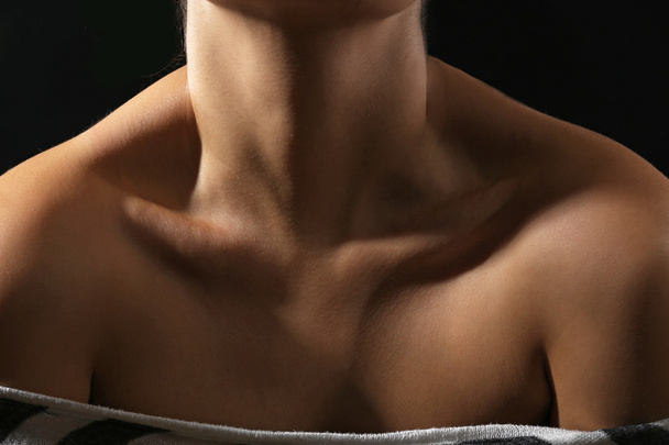 View on woman's neck - Photo, image