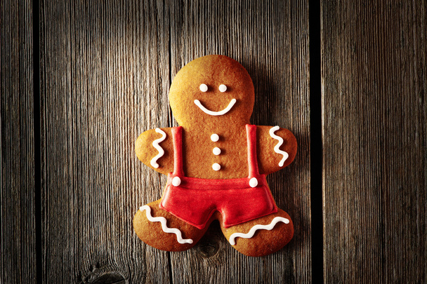 Kerstmis peperkoek cookie - Foto, afbeelding