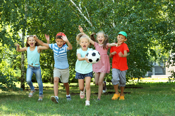 Happy active children  - Foto, afbeelding