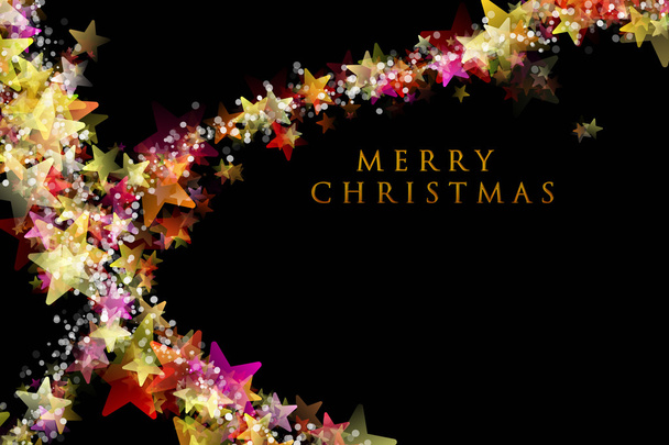 Wonderful Christmas background design illustration with stars and snowflakes - Fotó, kép