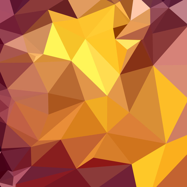 Golden Poppy Yellow Abstract Low Polygon Background - Vektor, obrázek