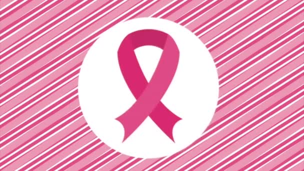 Σχεδιασμός συνειδητοποίηση καρκίνου μαστού - Πλάνα, βίντεο
