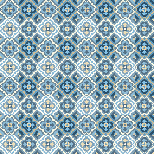 Retro azulejos del piso patern
 - Vector, imagen