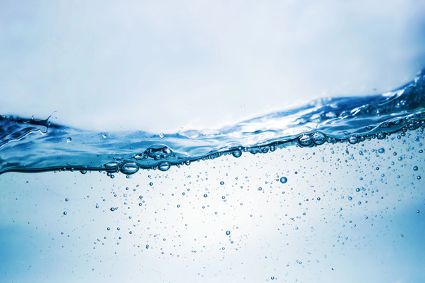 Vague d'eau douce avec bulles
 - Photo, image