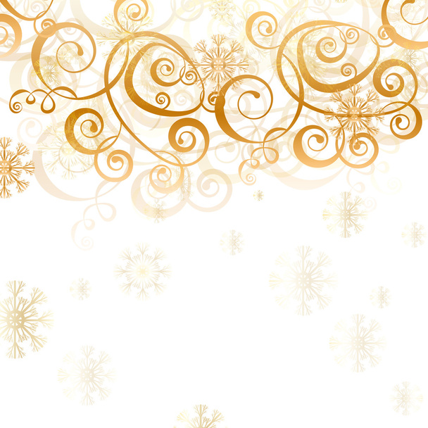 Elegant christmas black and white background - Vector, Image