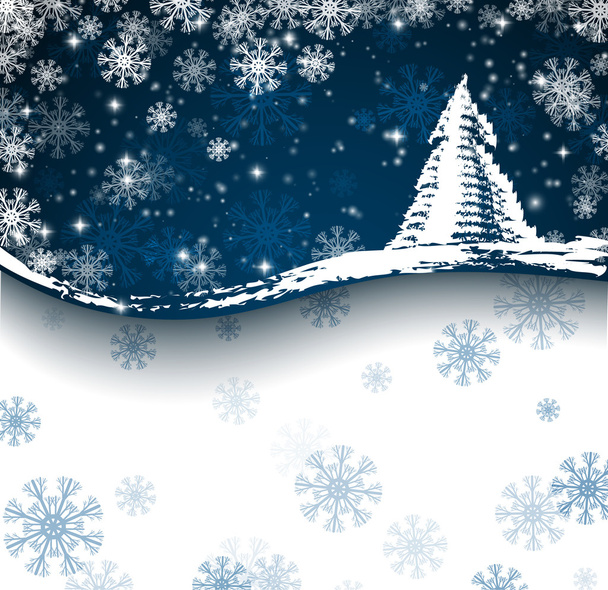 Dark Christmas Background. - Vektor, Bild