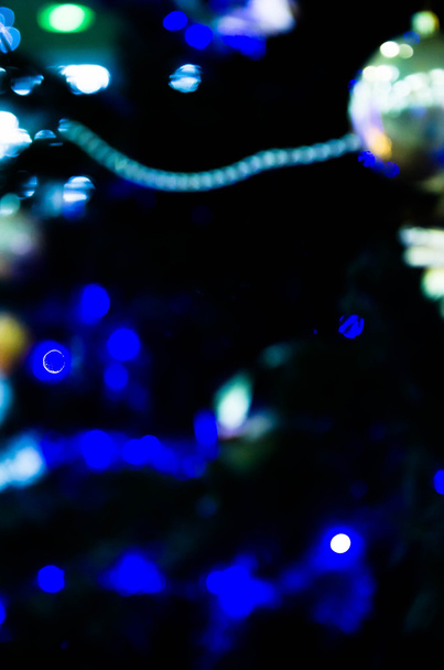 Vánoční světelné pozadí - Fotografie, Obrázek