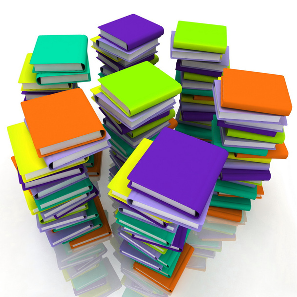 Stacks of books - Фото, зображення