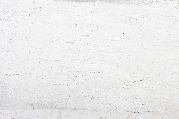 Grungy White Concrete Wall Background - Valokuva, kuva