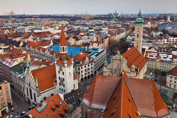 La vista aérea del centro de Múnich
 - Foto, imagen