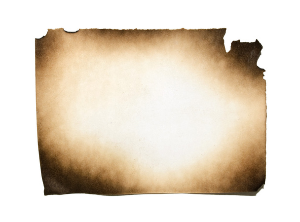 spalony papier biały - Zdjęcie, obraz