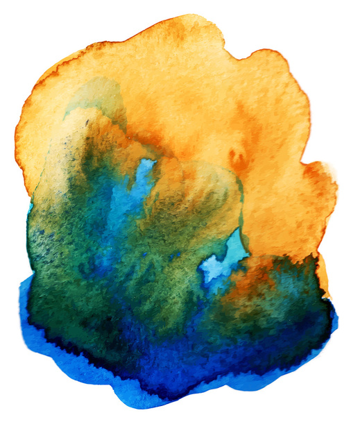 abstracte kleur aquarel textuur - Vector, afbeelding