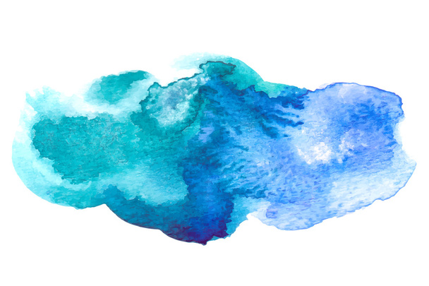 astratto acquerello sfondo blu - Vettoriali, immagini