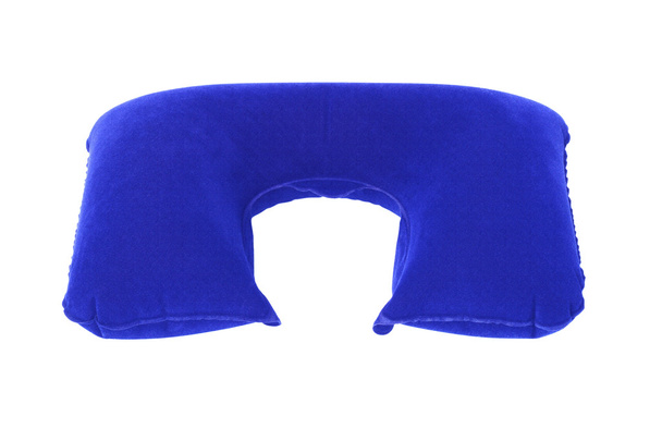 Travesseiro inflável do pescoço
 - Foto, Imagem
