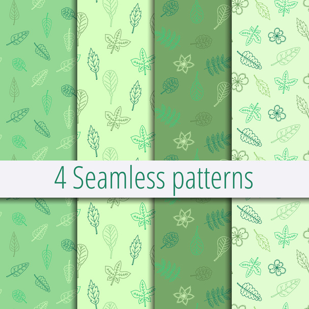 Set of seamless patterns - Vector, Image