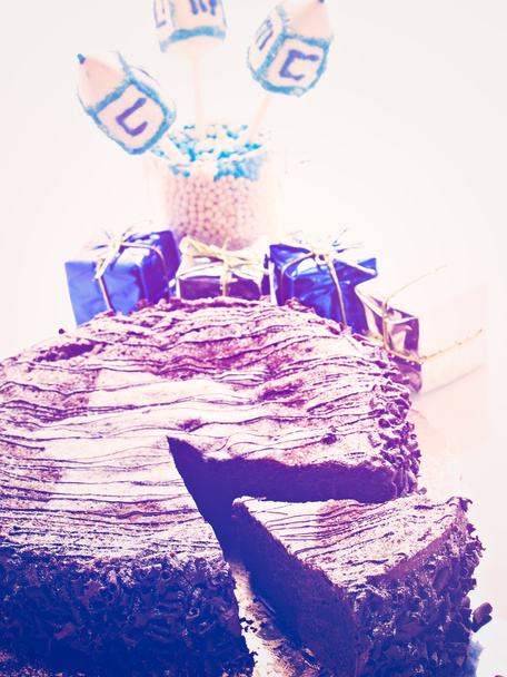 Flourless chocolate cake - Foto, afbeelding