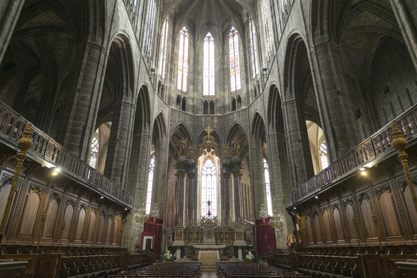 Narbonne (Francie), katedrála interiér - Fotografie, Obrázek