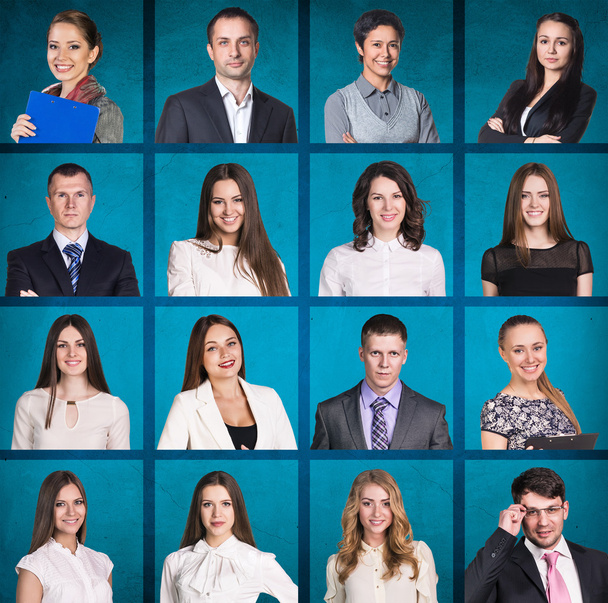 Gente de negocios retrato collage
 - Foto, imagen