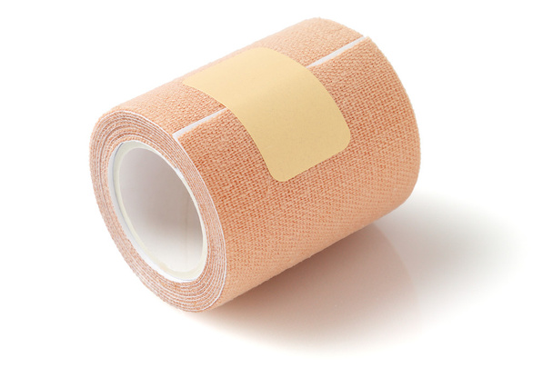 Roll of Elastic Therapeutic Tape - Photo, Image