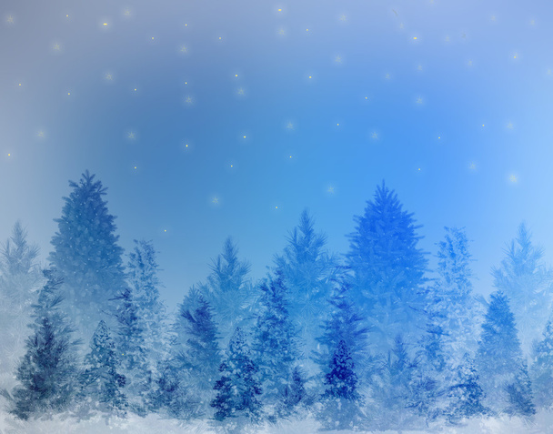 Navidad fondo azul
 - Foto, Imagen