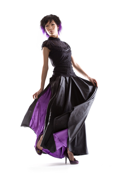 Purple skirt - Φωτογραφία, εικόνα