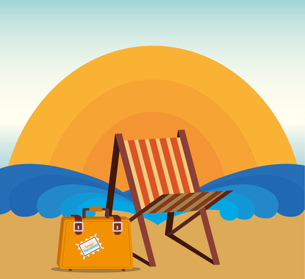 Summer and vacations - Vector, Image