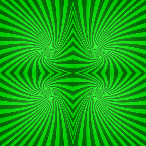 Zielony bezszwowe promienie mieszając wzór tła - Wektor, obraz