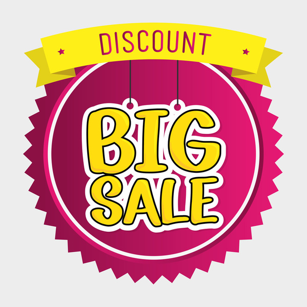 Shopping big sales offers - Vector, Image