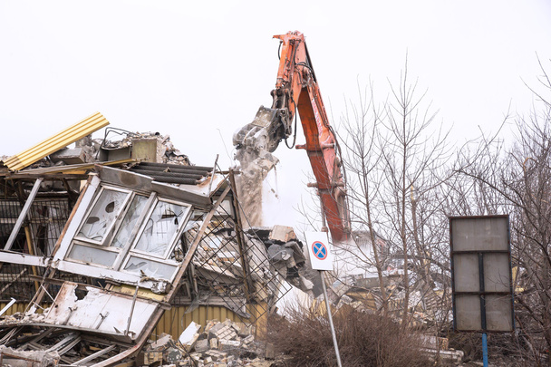Demolition of the old factory building - Photo, Image