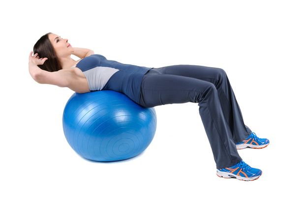 Exercices abdominaux Fitball
 - Photo, image