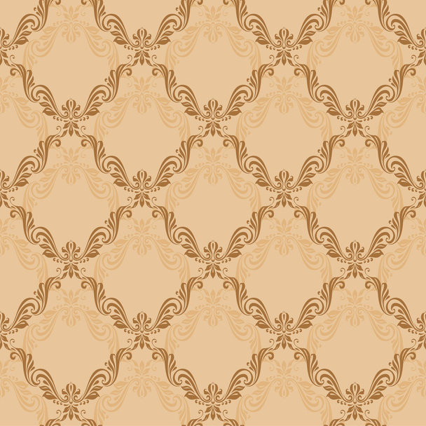 Vintage seamless floral pattern background luxury style - Vector, Image