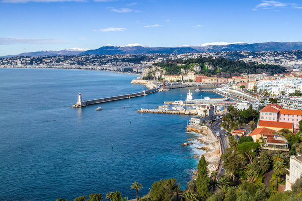 Uitzicht op Nice, Frankrijk. - Foto, afbeelding