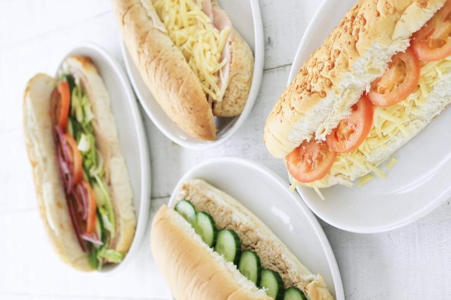 sub sandwich selection - Photo, Image