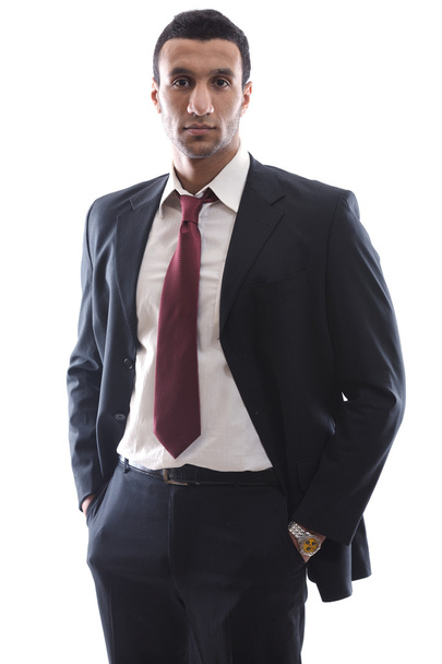 Business man isolated over white background - Photo, image