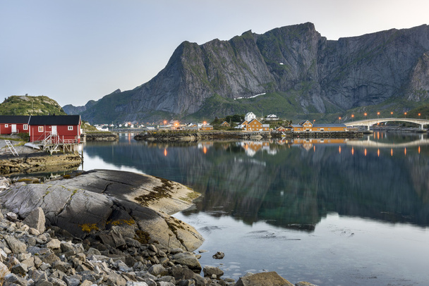 A small fishing port in the Hamnoy, Norway - Foto, immagini