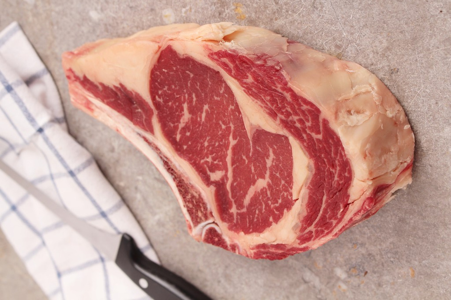 large aged beef rib steak - Photo, Image