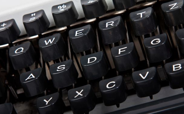 Tastatur der Schreibmaschine - Foto, Bild