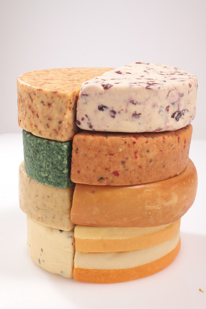 queso aromatizado apilado
 - Foto, imagen