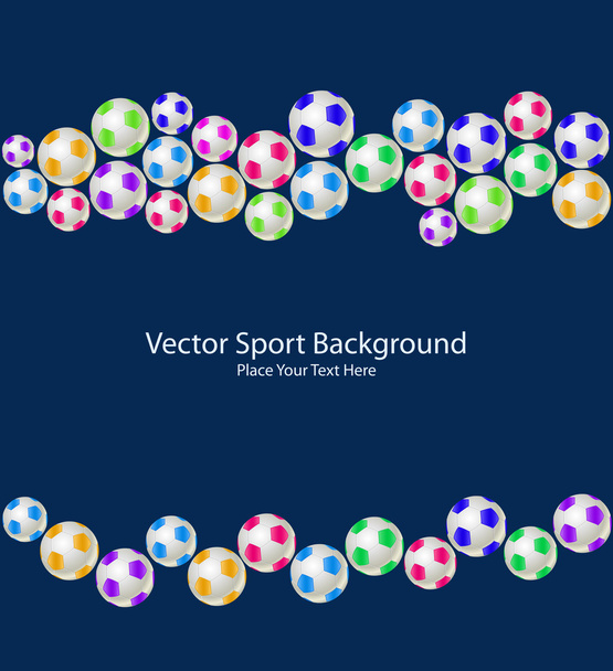 Sport Balls Seamless Pattern - Vektor, Bild