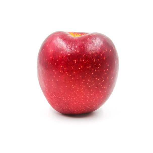 Roter Apfel isoliert auf weißem Hintergrund. - Foto, Bild